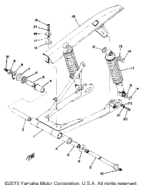 Rear Arm- Rear Cushion - Chain Case