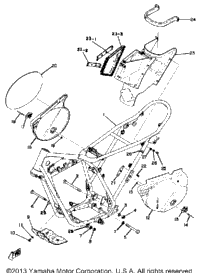 Frame - Side Cover Yz125a - B
