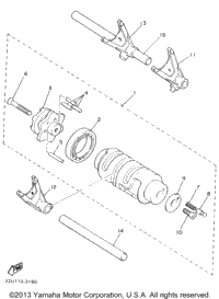 Shift Cam Shift Fork