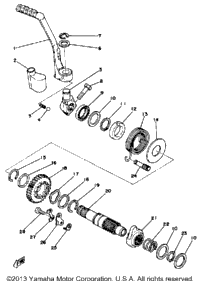 Kick Starter Yz400d E