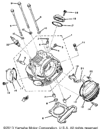 Cylinder Head Xt200k - Kc