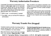 Audio Warranty Service Pg 1