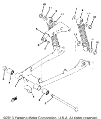 Rear Arm - Rear Cushion - Chain Case
