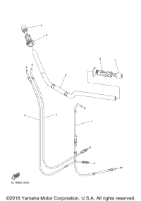 Steering Handle Cable