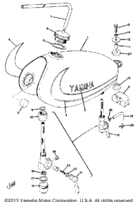 Fuel Tank Yz80a