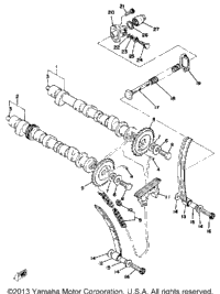 Camshaft - Chain Tensioner
