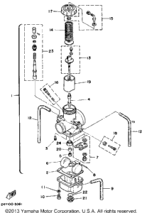 Carburetor Yz250k L