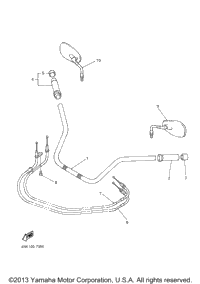 Steering Handle Cable