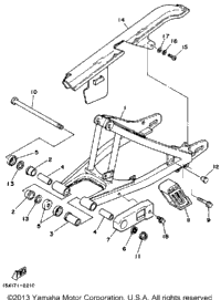Rear Arm Xt200k - Kc