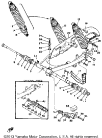 Rear Arm - Rear Cushion - Chain Case