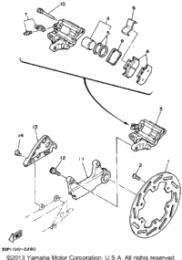 Rear Brake Caliper