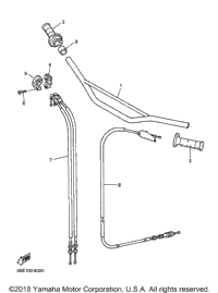 Steering Handle Cable