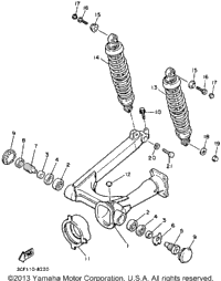 Swing Arm Rear Shocks