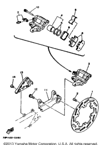 Rear Brake Caliper