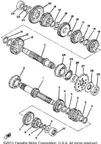 Transmission Yz250g