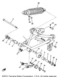 Rear Arm Rear Cushion Yz80e