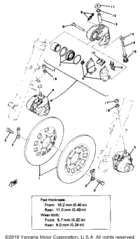 Front Disc Brake - Caliper