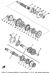 Transmission Yz125a - B