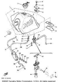 Fuel Tank (California Model Only)