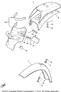 Front Fender Rear Fender