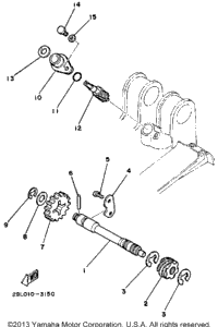 Tachometer Gear