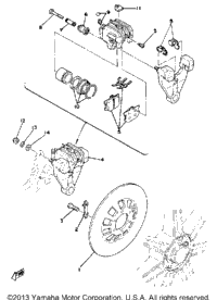 Rear Disc Brake - Caliper