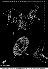 Front Brake Caliper