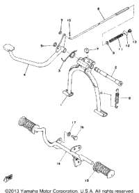Stand - Footrest - Brake Pedal
