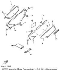 Side Cover Xt350t