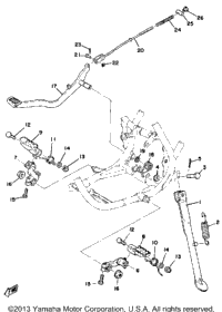 Stand - Footrest - Brake Pedal