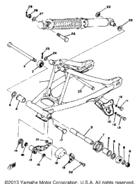 Rear Arm Yz100 E - F
