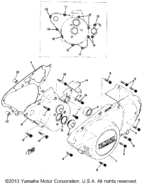 Crankcase Cover Left