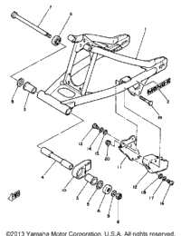 Rear Arm Yz100h