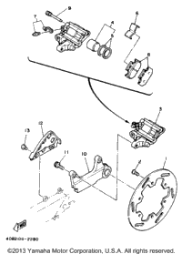 Rear Brake Caliper