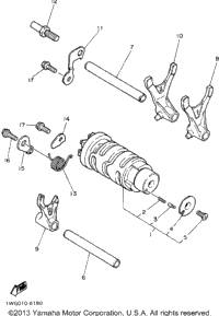 Shift Cam Shift Fork