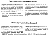 * Audio Warranty - Service Pg - 1 *