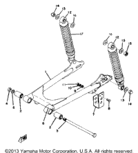 Rear Arm Rear Cushion Yz80d