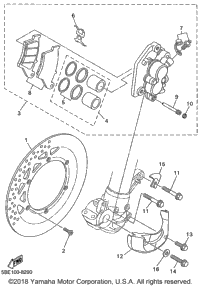 Front Brake Caliper
