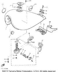 Fuel Tank Noncalifornia Model