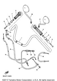 Steering Handle Cable