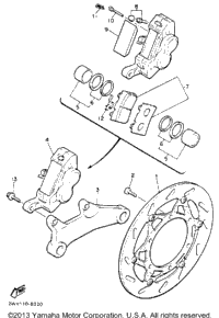 Rear Brake Caliper