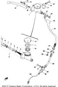 Master Cylinder Brake Hose