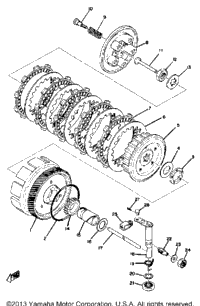 Clutch Yz125a - B