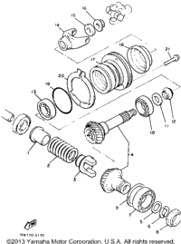 Middle Drive Gear