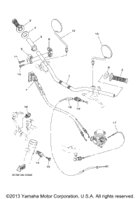 Steering Handle Cable