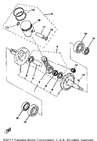 Crankshaft - Piston - Yz60k