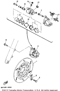 Front Brake Caliper