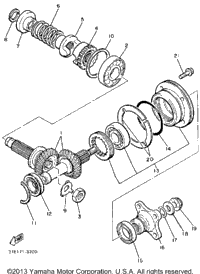 Middle Drive Gear