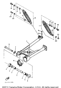 Swing Arm Rear Shocks