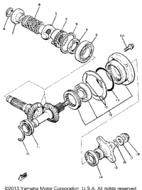 Middle Drive Gear